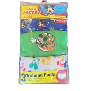 Disney Jr Mickey Mouse Clubhouse Training Pants 3 Pack Size 2T {5}
